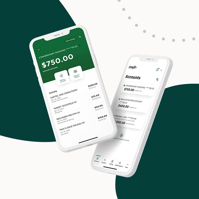 graphic of Connexus digital banking